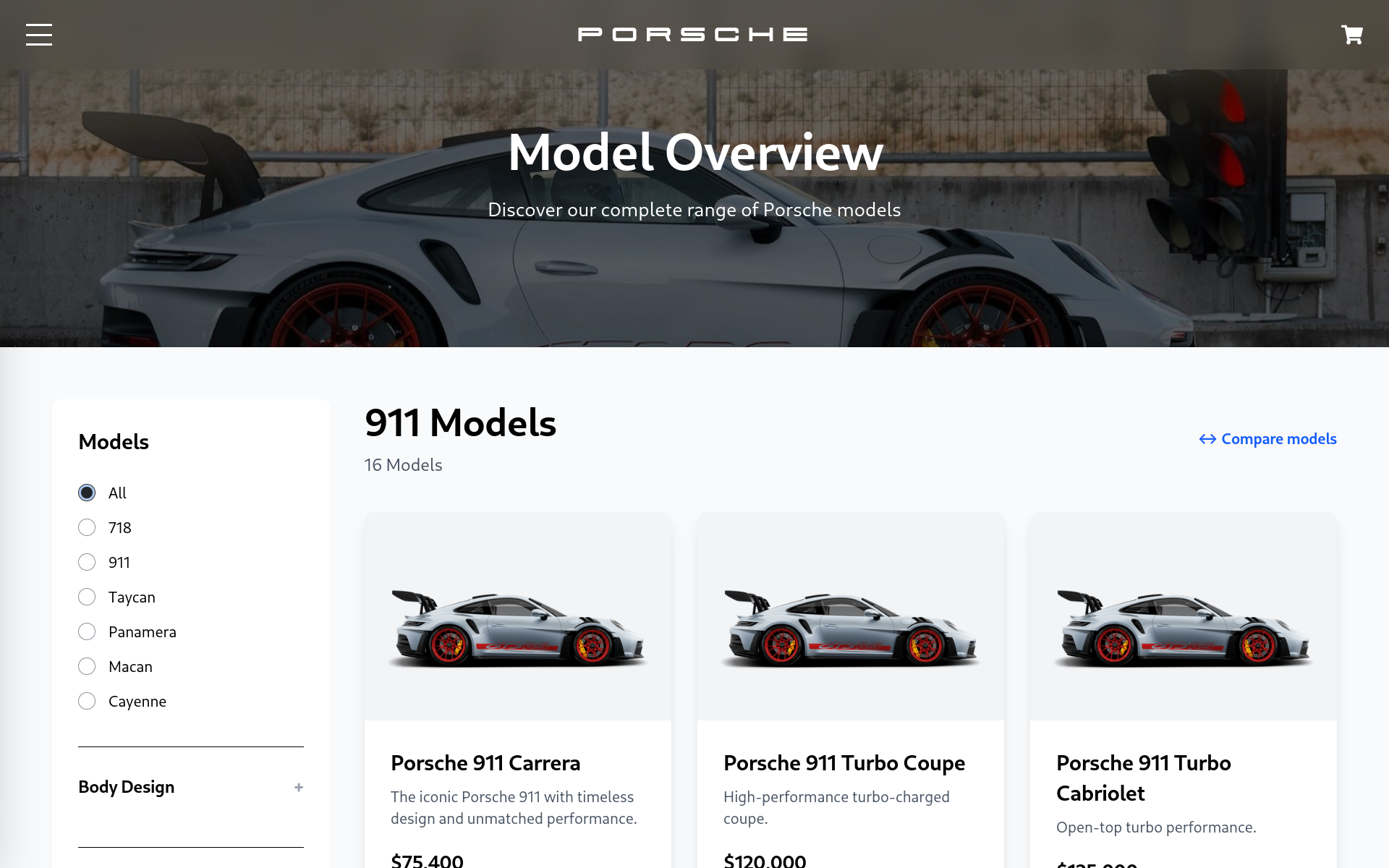 Porsche design system preview